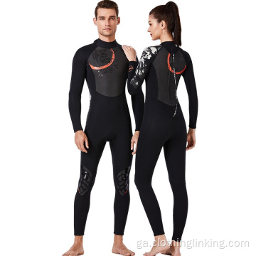 Wetsuit 3mm Neoprene na bhFear agus na mBan